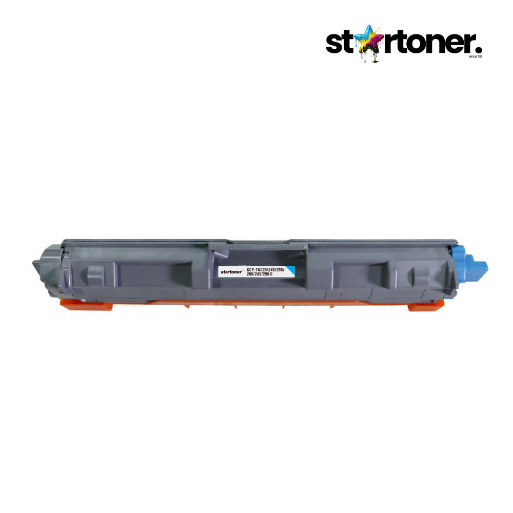 Brother TN245/TN255 kompatibler Farbtoner · 2.500 Seiten · Rückansicht mit Anschlussports · Startoner