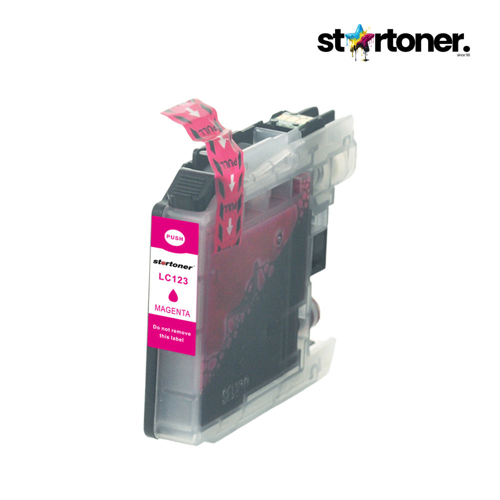 Brother LC123 kompatible Tintenpatrone, Draufsicht | Startoner