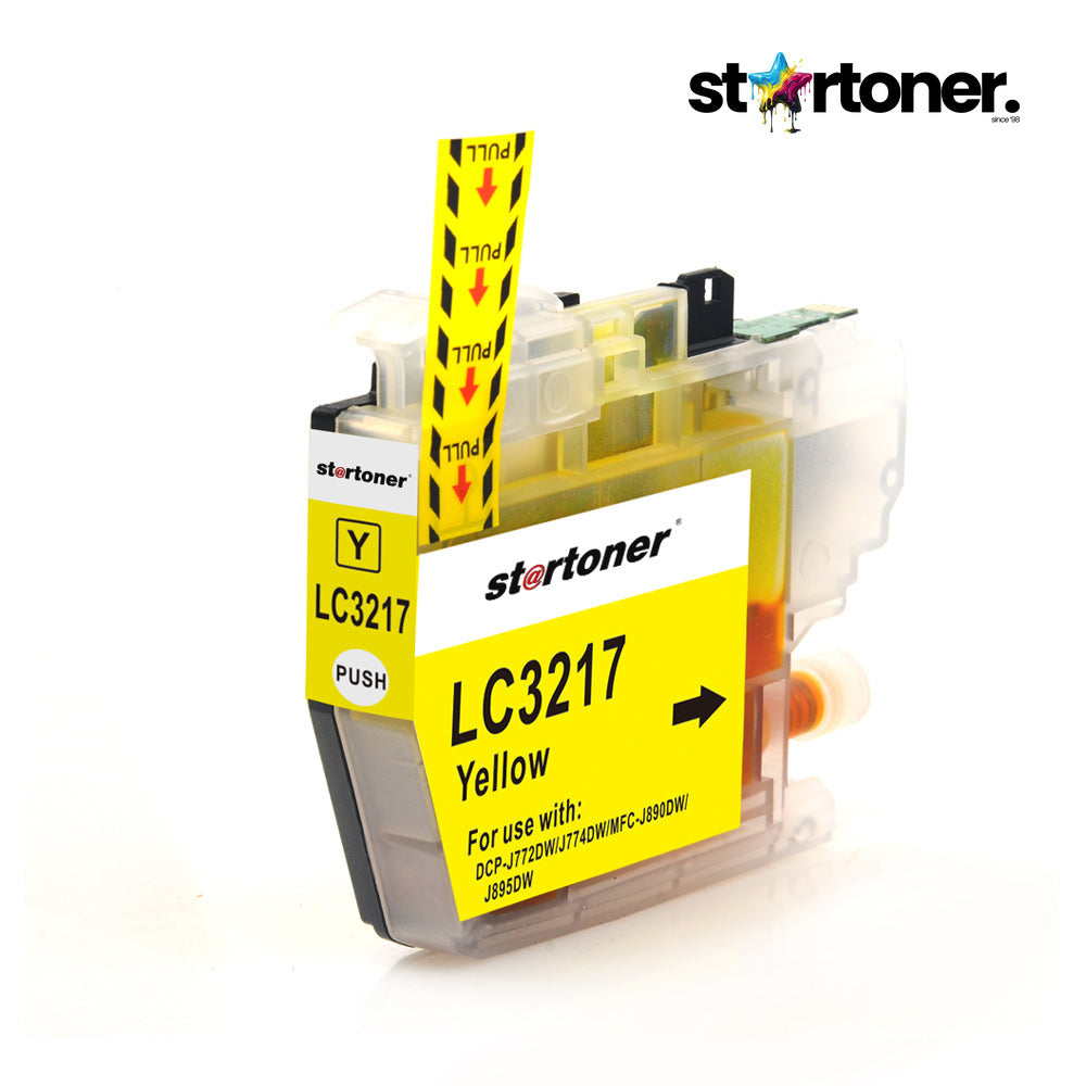 Brother LC3217 kompatible Tintenpatrone, Größenvergleich | Startoner