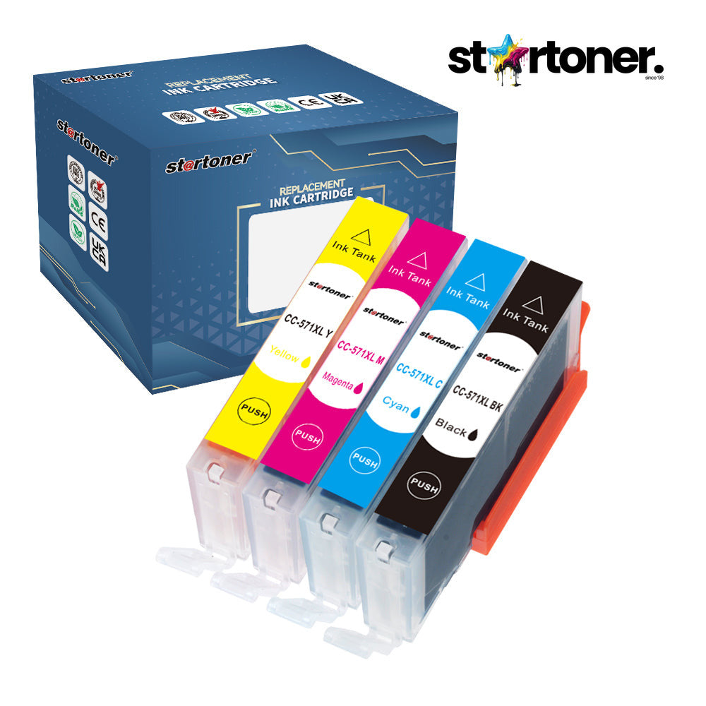 خرطوشة حبر Canon CC-571 متوافقة، منظر أمامي | Startoner
