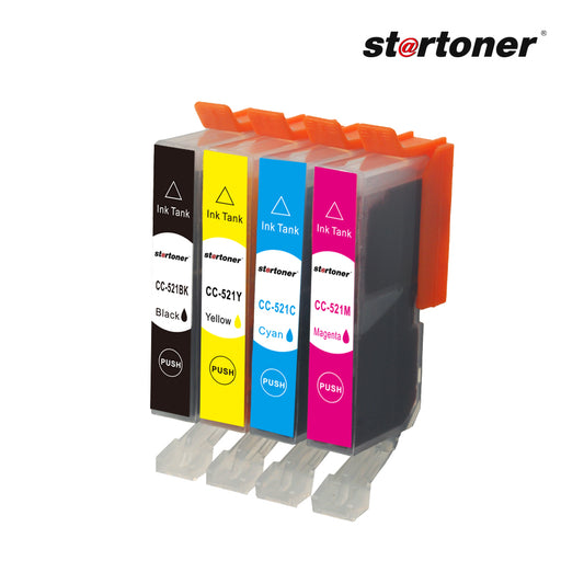 Canon CC-521 cartucho tinta compatible — ángulo lateral | Startoner