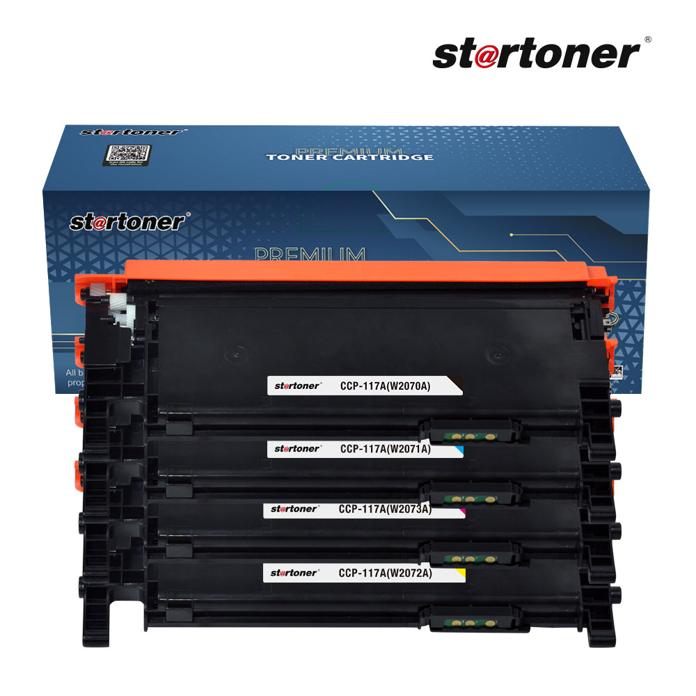 Tóner Color HP 117A (W2070A/W2071A/W2072A) con Chip – Calidad Premium