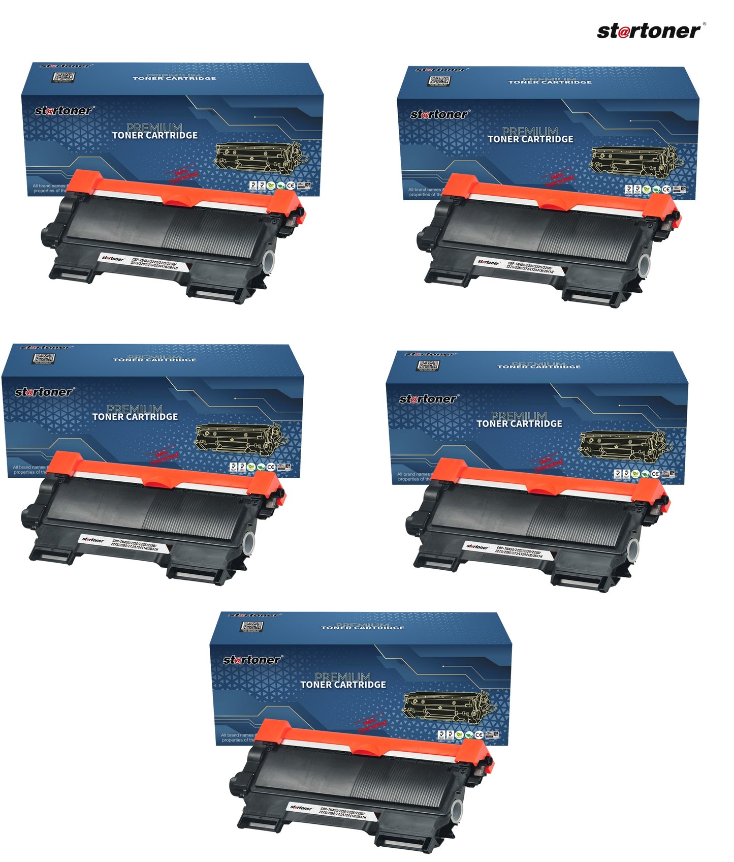 Tóner Compatible Brother TN450/2220/2225/2250/2275 | 2,600 Páginas de Alto Rendimiento