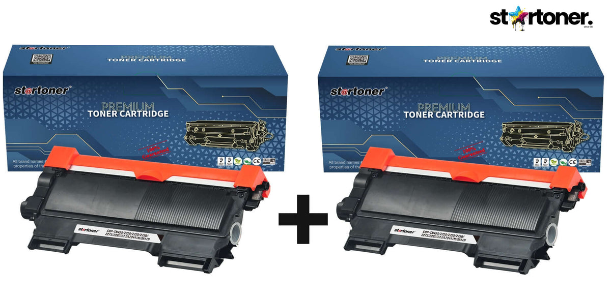 Toner compatibile Brother TN450, dettaglio dell'etichetta | Startoner