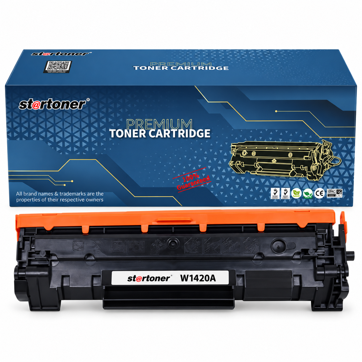 HP 142A W1420A compatible toner with Startoner box