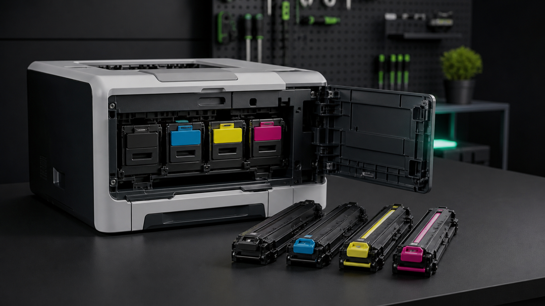 Qué tóner necesita la HP Color LaserJet CP1215 y 4 modelos compatibles