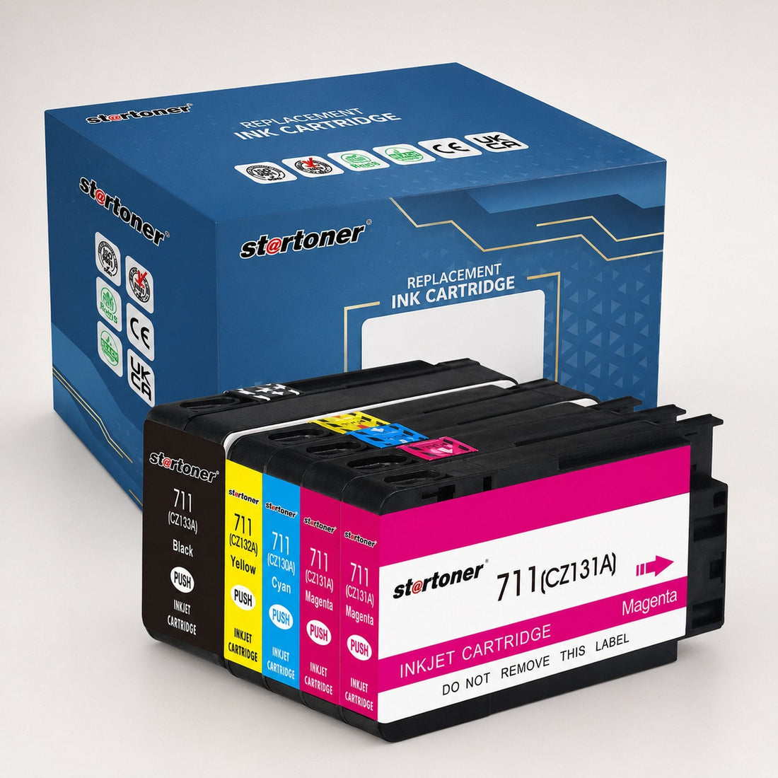 HP 711 compatible ink cartridge for DesignJet T120, T520 and T530