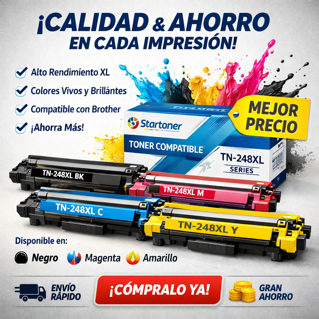 Tóner Compatible Startoner Brother TN-248XL