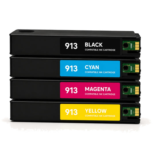 HP 913 cartucho tinta compatible — vista frontal | Startoner