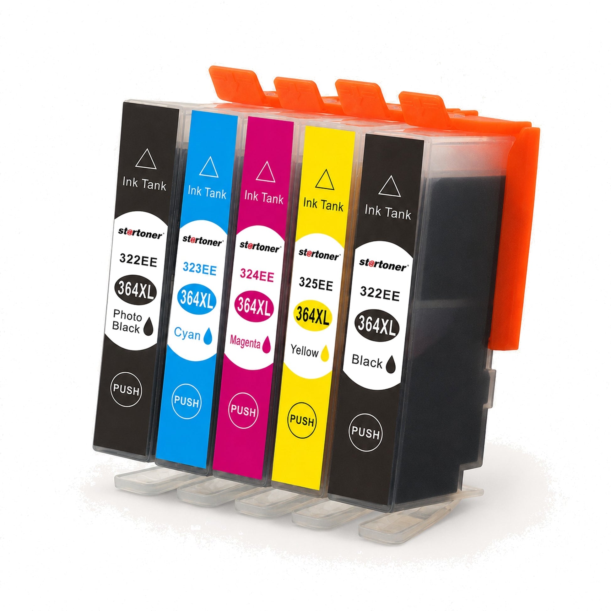 HP 364XL cartucho tinta compatible — ángulo lateral | Startoner