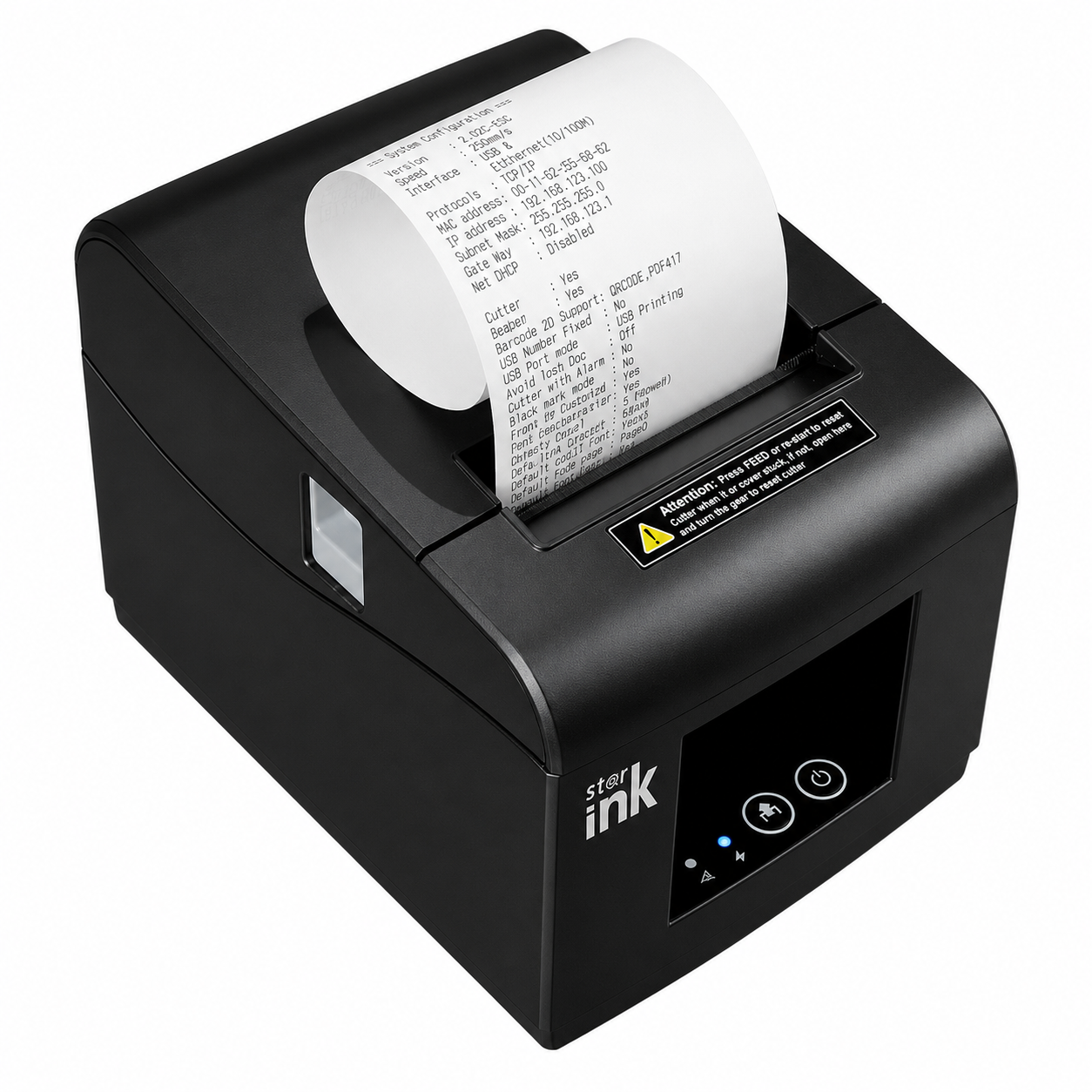 Impresora de recibos térmica KW-M804 de 80 mm para punto de venta (POS)