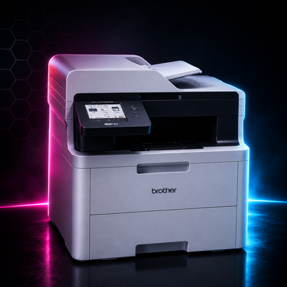 Brother MFC-L3740CDWE: impresora láser color multifunción para oficina y pymes — vista frontal | Startoner