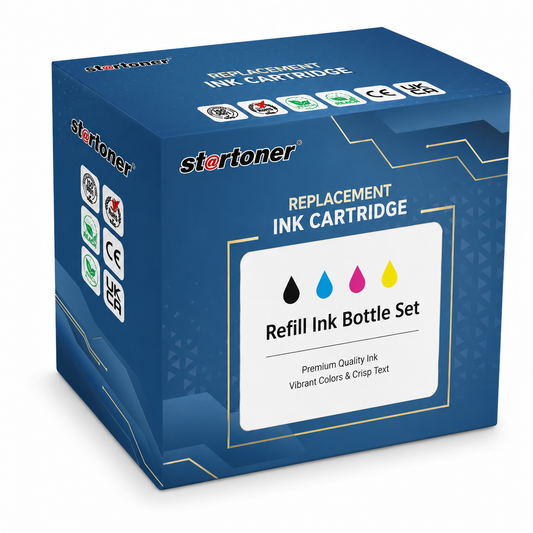 Set de botellas de tinta compatible Epson 102 - cuatro colores