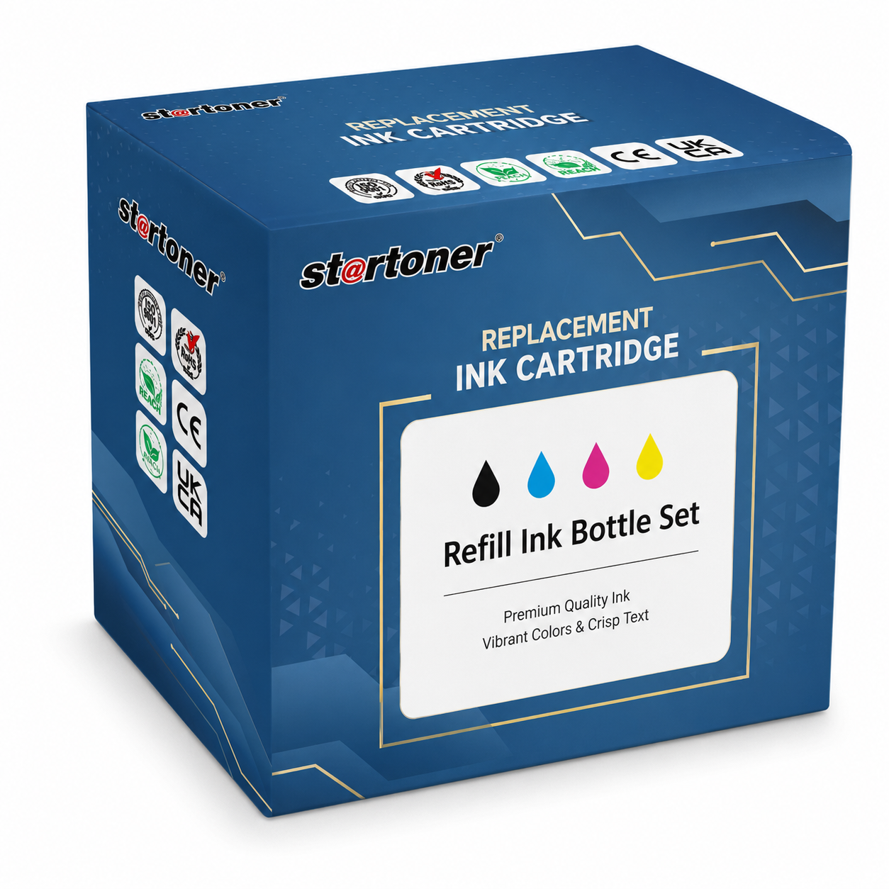 Set de botellas de tinta compatible Epson 102 - cuatro colores