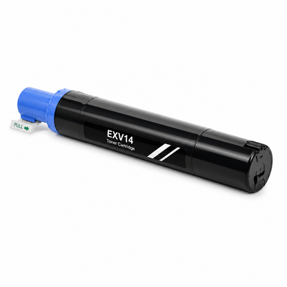 Tóner Canon C-EXV14 compatible — ángulo lateral · ISO 9001