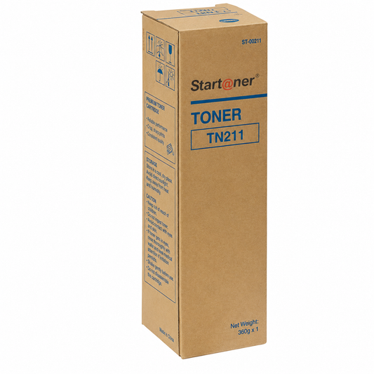 Caja tóner Konica Minolta TN311/TN211 compatible — vista lateral