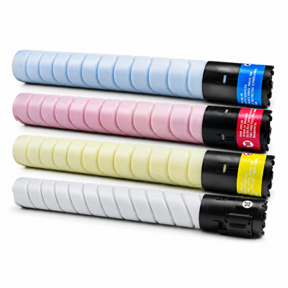 Set tóner Konica Minolta TN220/TN221 compatible — 4 colores