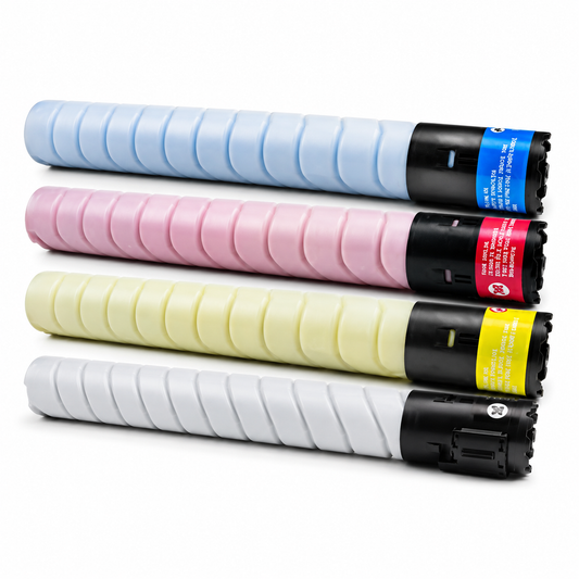 Set tóner Konica Minolta TN220/TN221 compatible — 4 colores