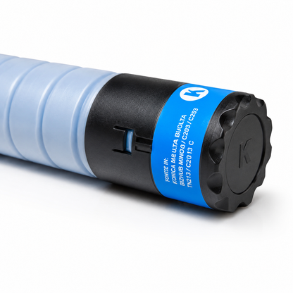 Tóner Konica Minolta TN216 compatible — detalle del tapón