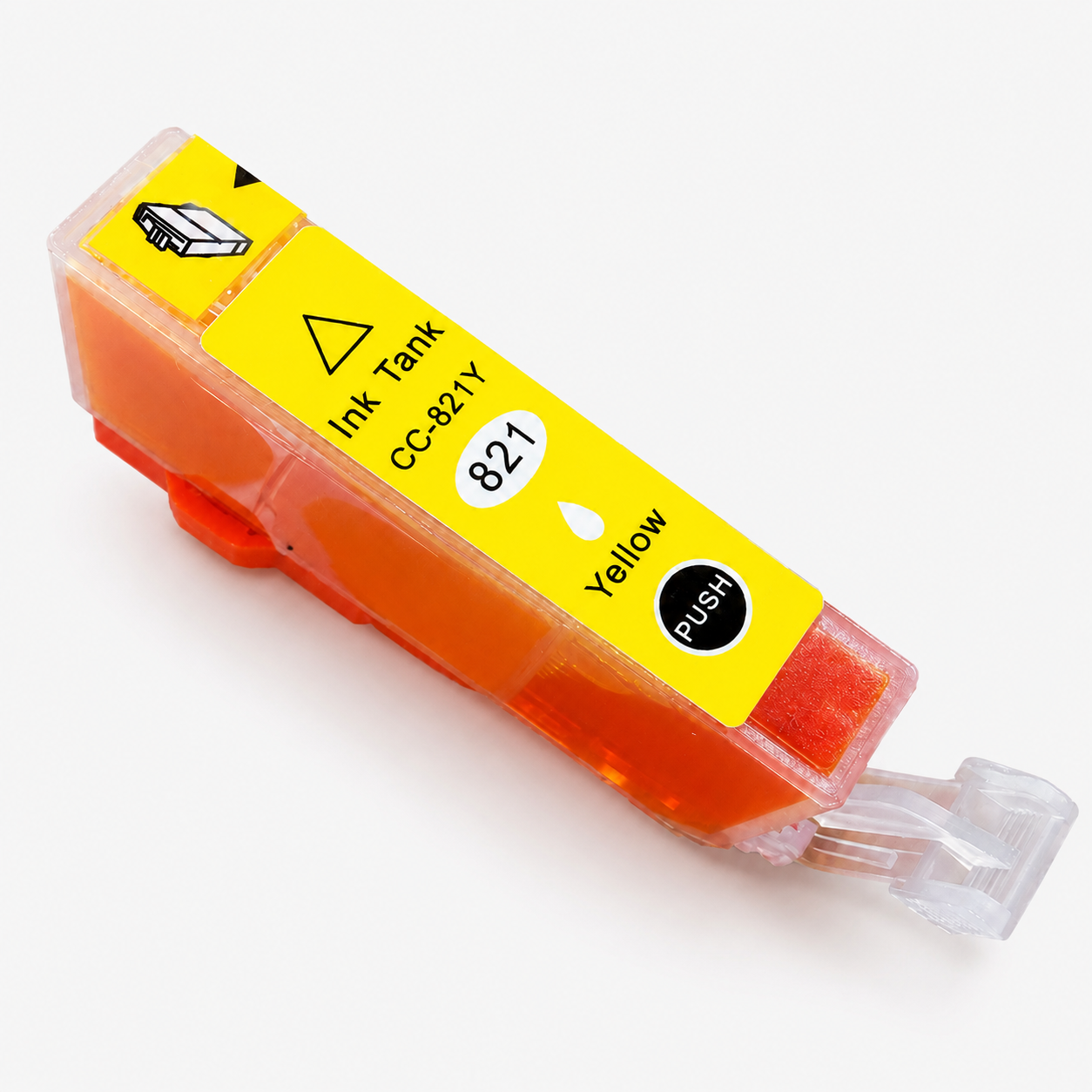 Cartucho tinta Canon CC-821 Amarillo compatible · ISO 9001