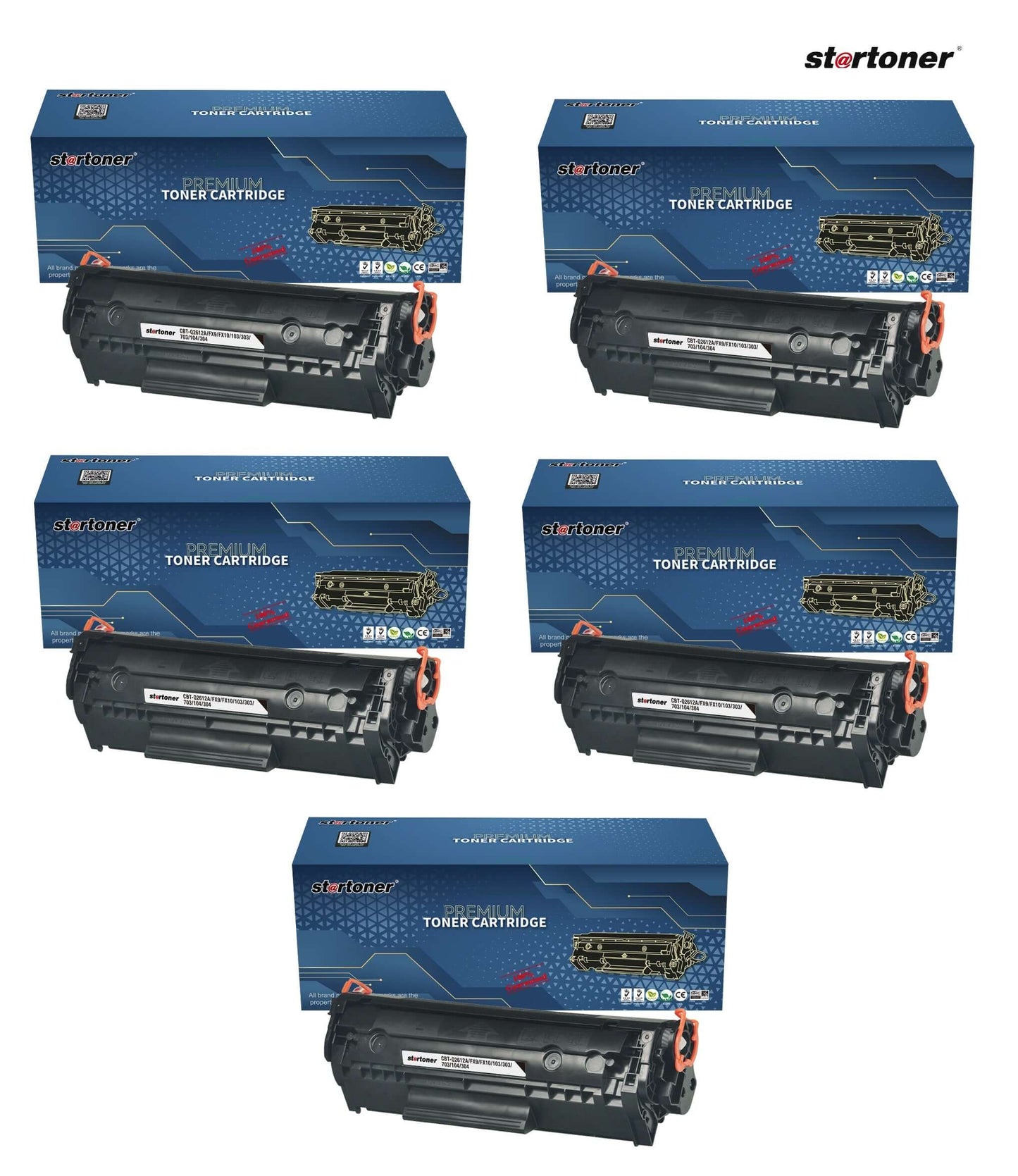 HP Q2612A tóner compatible — embalaje original Startoner | Startoner