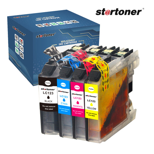 Brother LC123 cartucho tinta compatible — vista frontal | Startoner