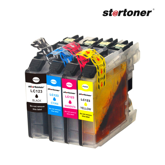 Brother LC123 cartucho tinta compatible — ángulo lateral | Startoner