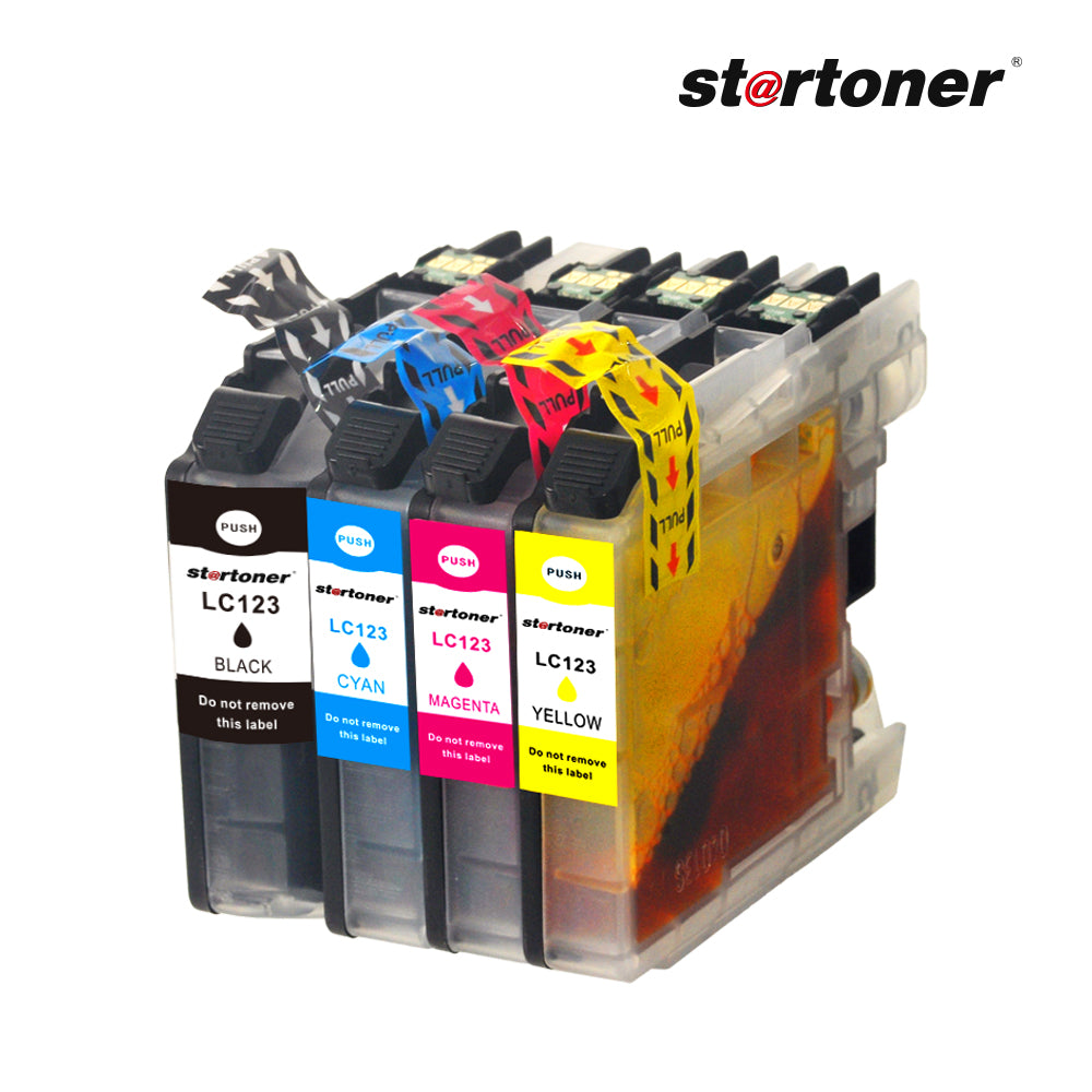 Brother LC123 cartucho tinta compatible — ángulo lateral | Startoner