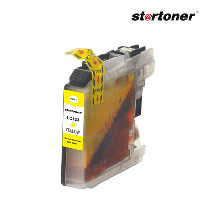 Brother LC123 cartucho tinta compatible — detalle de etiqueta | Startoner