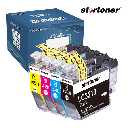 Brother LC3213 cartucho tinta compatible — vista frontal | Startoner