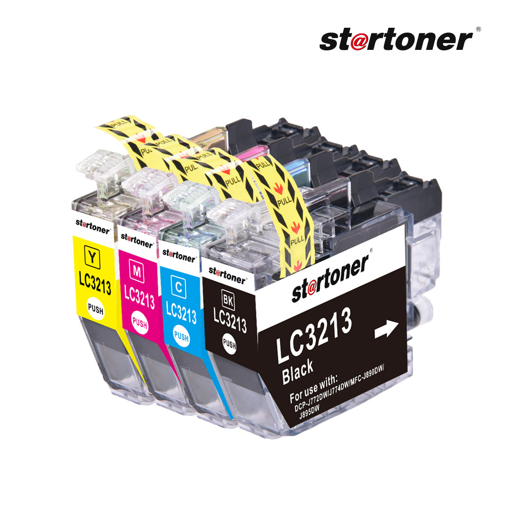 Brother LC3213 cartucho tinta compatible — comparativa de tamaño | Startoner