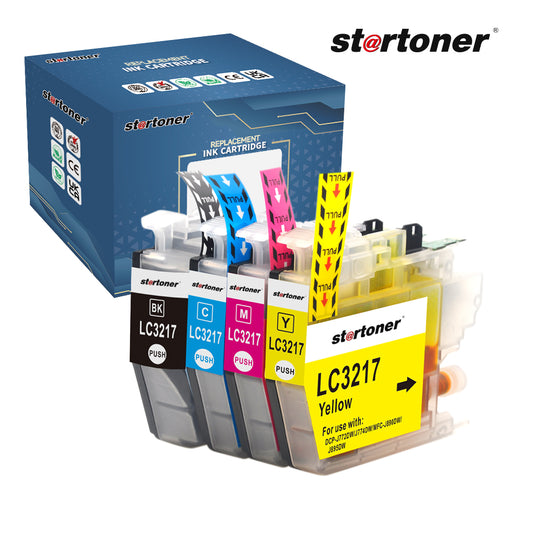 Brother LC3217 cartucho tinta compatible — vista frontal | Startoner