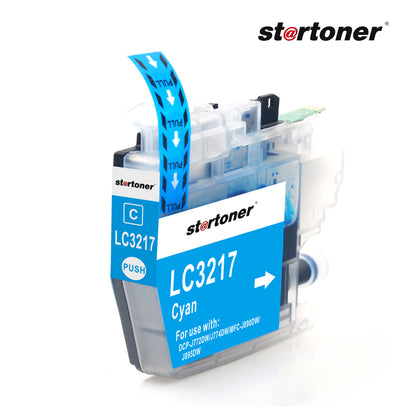 Brother LC3217 cartucho tinta compatible — detalle de etiqueta | Startoner