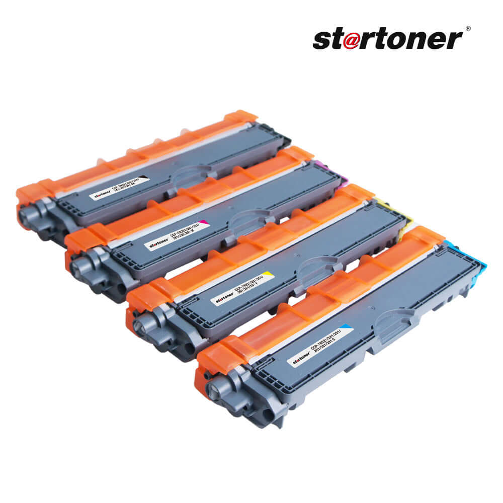 Tóner Brother TN251 TN281 color compatible · 2.500 págs · diseño compacto con tambor de impresión expuesto · Startoner
