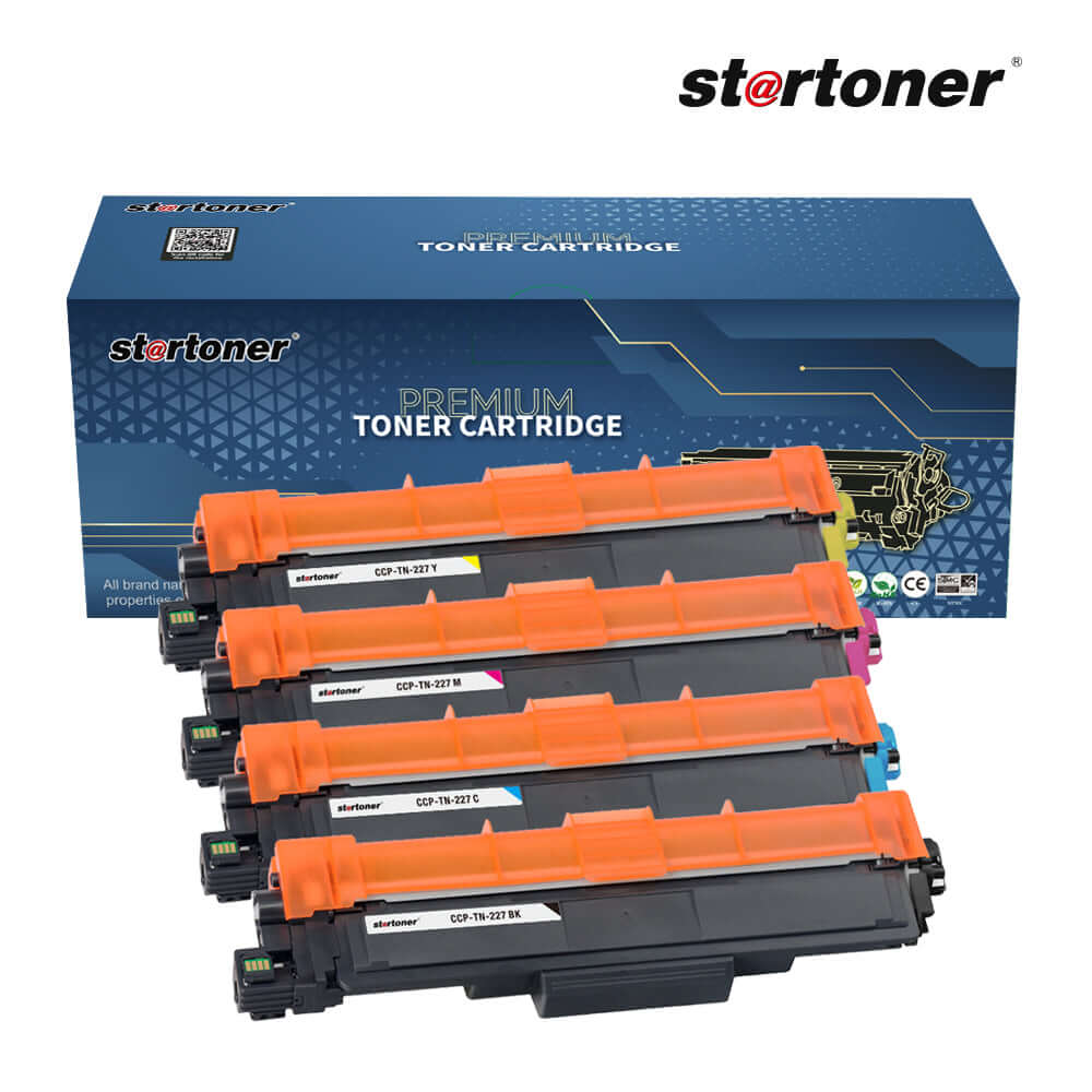 Caja de tóner Brother TN247 TN243 color · Destaca ISO 9001 y compatibilidad garantizada Startoner