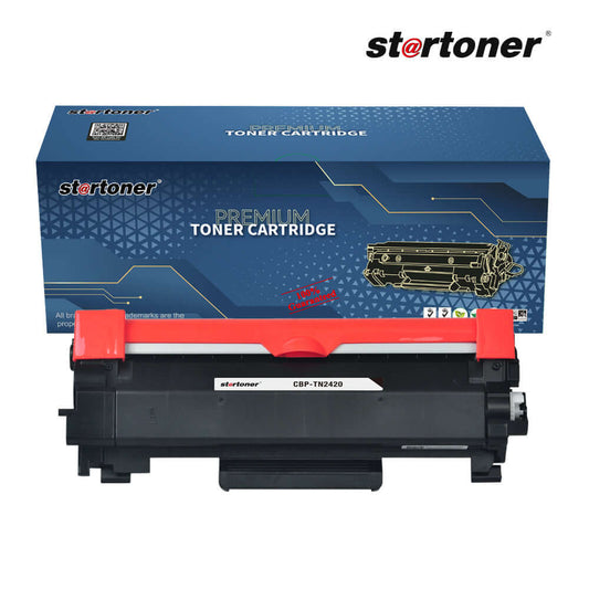 Brother TN2420 tóner compatible — vista frontal | Startoner
