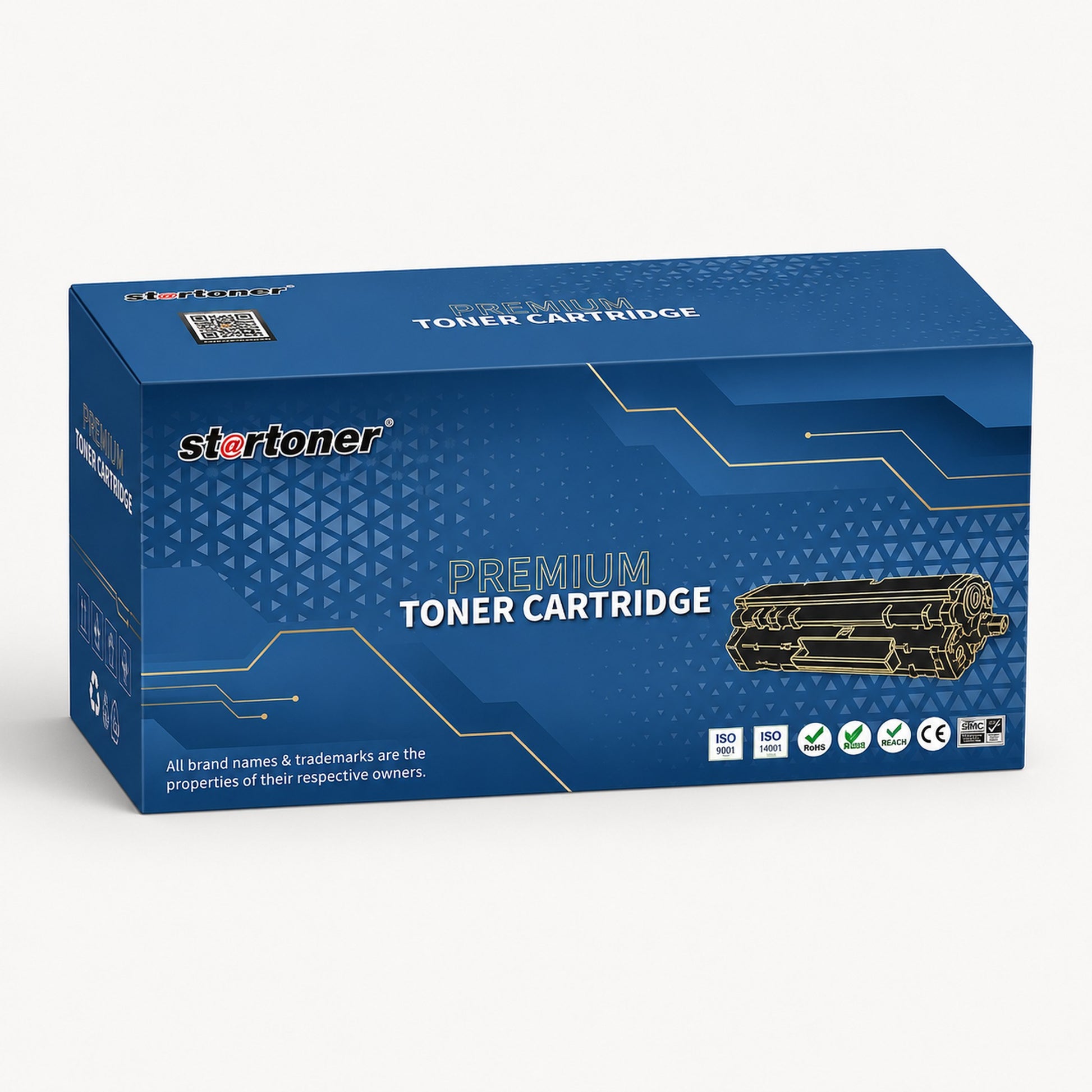 Brother TN423 TN433 caja tóner color compatible — vista frontal | Startoner