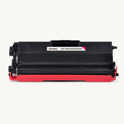 Brother TN423 TN433 Magenta tóner color compatible — vista individual | Startoner
