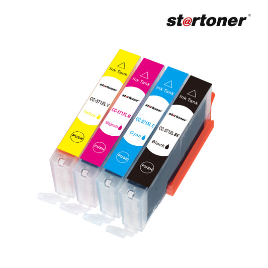 Canon CC-571 cartucho tinta compatible — ángulo lateral | Startoner