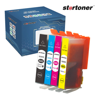 HP 364XL cartucho tinta compatible — ángulo lateral | Startoner