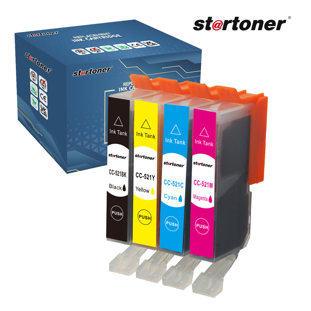 Canon CC-521 cartucho tinta compatible — vista frontal | Startoner