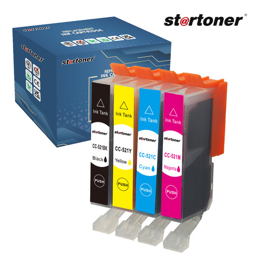 Canon CC-521 cartucho tinta compatible — vista frontal | Startoner