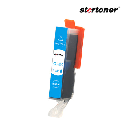 Canon CC-521 cartucho tinta compatible — detalle de etiqueta | Startoner