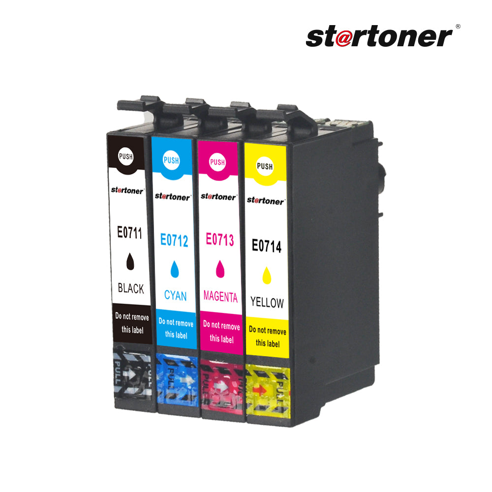 Epson T0711 cartucho tinta compatible — ángulo lateral | Startoner