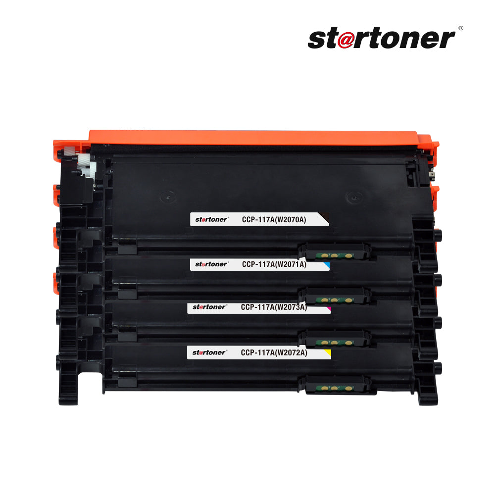 HP 117A tóner compatible — ángulo lateral | Startoner