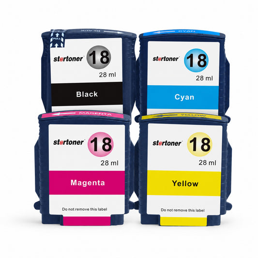 HP 18XL 88XL multipack cartuchos tinta compatible — set 4 colores | Startoner