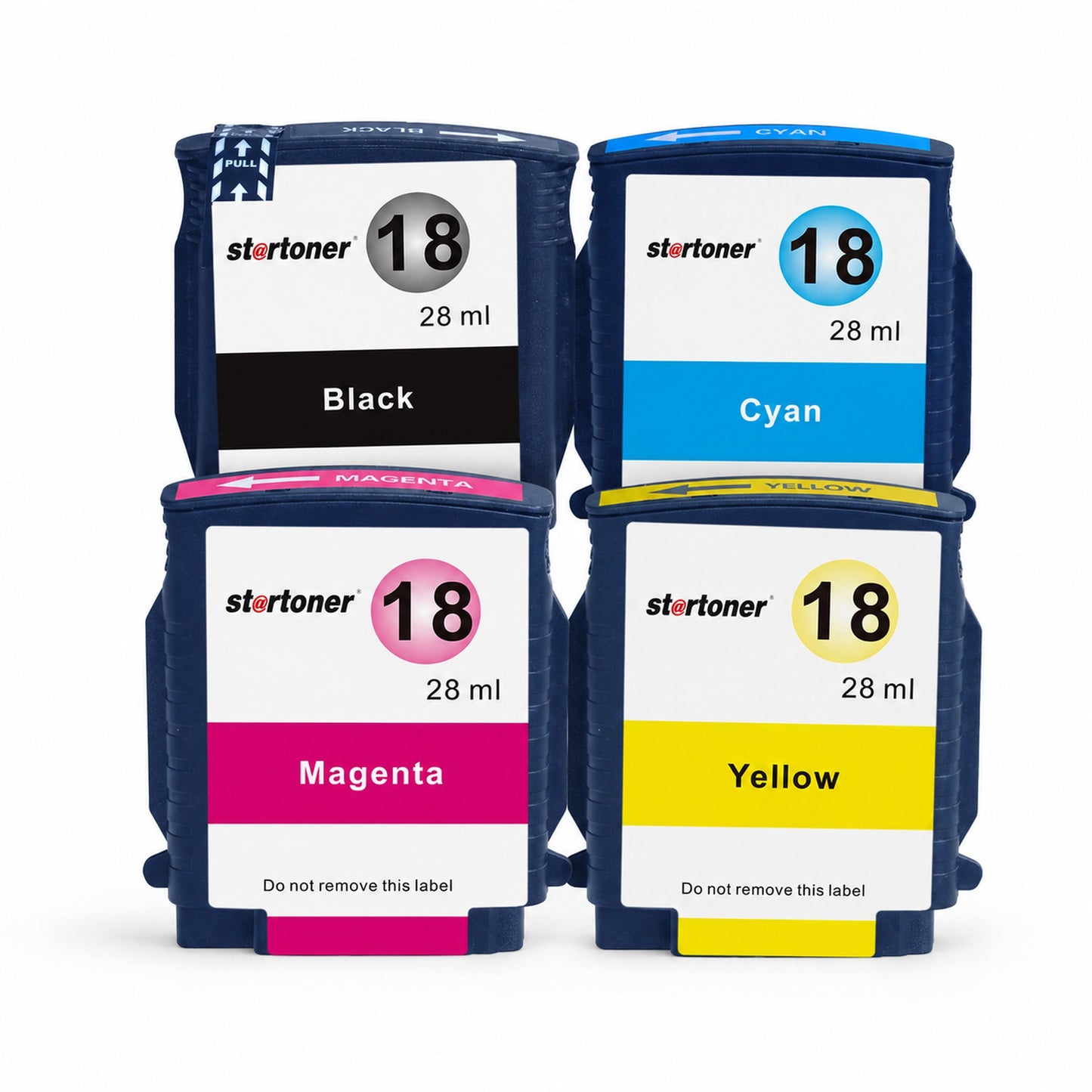 HP 18XL 88XL multipack cartuchos tinta compatible — set 4 colores | Startoner