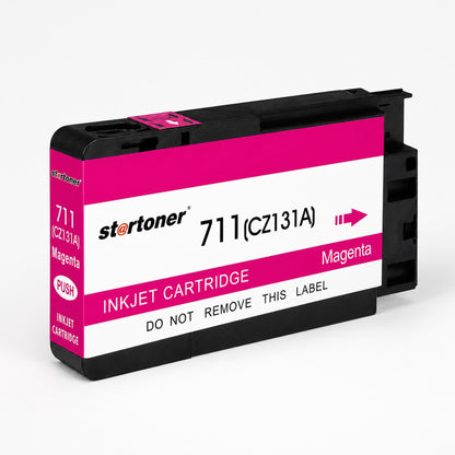 HP 711 CZ131A Magenta cartucho tinta DesignJet compatible — vista individual | Startoner