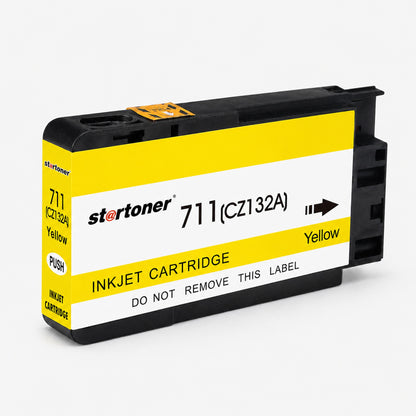 HP 711 CZ132A Amarillo cartucho tinta DesignJet compatible — vista individual | Startoner