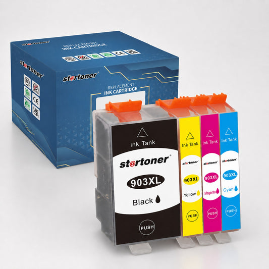 HP 903XL multipack cartuchos tinta compatible — caja y cartuchos | Startoner
